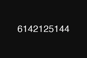 6142125144
