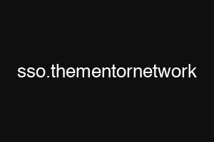 sso.thementornetwork