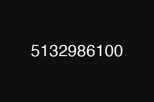 5132986100