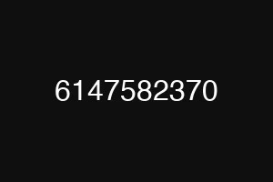 6147582370